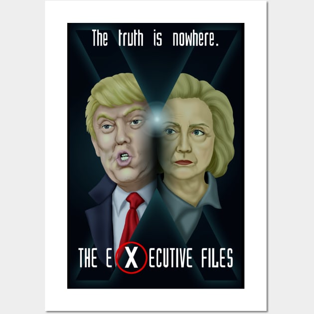 The E(X)ecutive Files Wall Art by masciajames